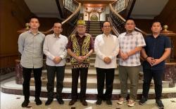 Hary Tanoesoedibjo Silaturahmi dengan Anggota DPD Marthin Billa dan Zainal Arifin