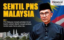 Infografis Anwar Ibrahim Sentil PNS Malaysia