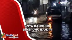 Kota Bandung Banjir, Puluhan Kendaraan Mogok setelah Hujan 3 Jam