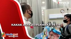 Kakak Adik Tersambar Petir saat Naik Motor, Satu Korban Kritis Jalani Perawatan