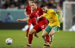 Hasil Australia Vs Denmark Piala Dunia 2022: Bertarung Ketat, Tanpa Gol di 45 Menit Pertama