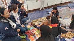 Kartini Perindo Kunjungi Pengungsi Gempa Cianjur, Korban Berharap Bantuan Merata<