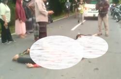 2 Pemotor Tewas usai Tabrak Pohon Tumbang di Jalan