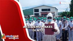 Ratusan Nakes RSUD Larantuka Mogok Kerja Tuntut Pembayaran Dana Covid