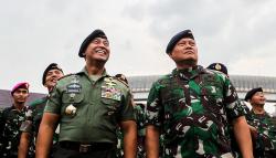 Momen Jenderal Andika Perkasa-Laksamana Yudo Margono Lepas KRI Frans Kaisepo ke Lebanon