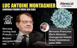Infografis Sosok Luc Antoine Montagnier, Penemu Virus HIV/AIDS