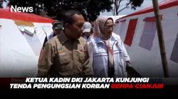 Ketua Kadin DKI Jakarta Kunjungi Tenda Pengungsian Korban Gempa Cianjur 