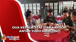 Berikan Senyuman, 2 Kepala Staf dan Kapolri Antarkan Yudo Margono Jalani Fit and Proper Test