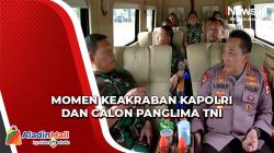 Dampingi saat Fit and Proper Test, Begini Momen Keakraban Kapolri dan Calon Panglima TNI