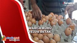 Harga Merangkak Naik, Warga Buru Telur Retak di Tangsel