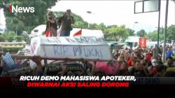 Ricuh Demo Mahasiswa Apoteker di Depan PN Jakarta Barat Diwarnai Aksi Saling Dorong