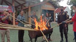 Kejari Salatiga Musnahkan Barang Bukti Narkotika dengan Cara Diblender dan Dibakar