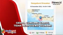 Terkini! Gempa Magnitudo 6,4 Guncang Garut