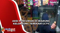 Aksi Pencurian di Warung Kelontong Makassar Terekam CCTV