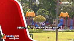 Begini Tampilan Baru Taman Menteng dengan Balutan Mural
