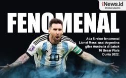 Infografis Rekor Fenomenal Messi usai Argentina ke Perempat Final Piala Dunia 2022