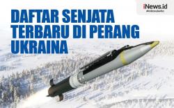 Infografis Daftar Senjata Terbaru dalam Perang Ukraina