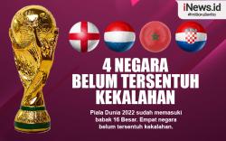 Infografis 4 Negara Belum Tersentuh Kekalahan di Piala Dunia 2022