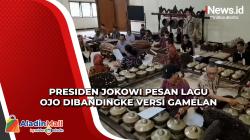 Lagu Ojo Dibandingke Versi Gamelan Dipesan Presiden Jokowi untuk Pernikahan Kaesang-Erina