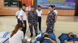Sambut Hari Armada, Lantamal Manado Laksanakan Donor Darah