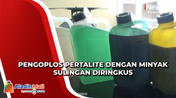 Pengoplos Pertalite dengan Minyak Sulingan di Muara Enim Diringkus Polisi