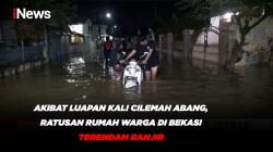 Akibat Luapan Kali Cilemah Abang, Ratusan Rumah Warga di Bekasi Terendam Banjir