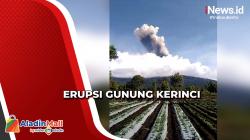 Erupsi Gunung Kerinci, Aktivitas Warga Masih Berjalan Normal