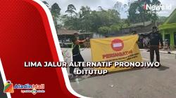 Warga Nekat Melintasi Kawasan Semeru, Lima Jalur Alternatif di Pronojiwo Ditutup