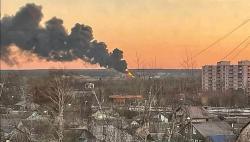 Drone Serang Tangki Minyak di Lapangan Terbang Rusia, Luas Area Terbakar 500 Meter Persegi