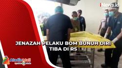 Jenazah Pelaku Bom Bunuh Diri di Polsek Astana Anyar Tiba di RS Bhayangkara Sartika Asih