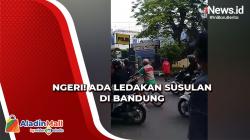Ledakan Kedua Terjadi di Sekitar Polsek Astana Anyar Bandung, Warga Berhamburan