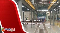 Melihat Perawatan Ratangga MRT Jakarta di Balai Yasa Depo Lebak Bulus