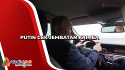 Penampakan Langka Putin Bawa Mobil Mercy ke Medan Perang