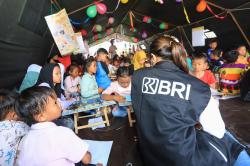 Srikandi BRI dan BUMN Bahu-membahu Percepat Pemulihan Korban Gempa Cianjur<