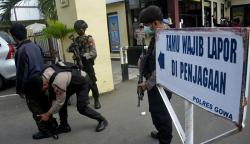 Kantor Polisi Dijaga Ketat setelah Peristiwa Bom Bunuh Diri