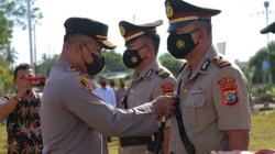 Kapolres Bolmong Utara Pimpin Sertijab Kabag SDM