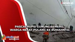 Warga Nekat Pulang Pascaerupsi Gunung Semeru Demi Selamatkan Harta Bendanya