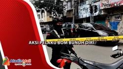 Terekam CCTV, Pelaku Pengeboman Terobos Apel di Polsek Astana Anyar<