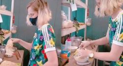 Viral Bule Cantik Asal Belanda Ini Pilih Jualan Mie Ayam di Indonesia