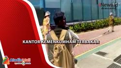 Kebakaran Landa Lantai Lima Gedung Kemenkumham 