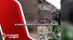 Begini Penampakan Rumah Ambruk  di Ciambar Sukabumi Akibat Gempa Magnitudo 5,8<