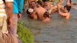 Pelajar Tewas Tercebur ke Sungai Geneng Lamongan saat Cuci Tenda Pramuka