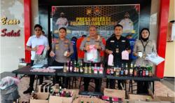 Polres Rejang Lebong Sita Ribuan Botol Miras, 7 Pelaku Diamankan
