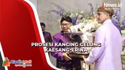 Kaesang Pangarep Terima Busana Kesatrian Mataraman saat Prosesi Kancing Gelung