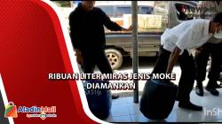 Polisi Amankan Ribuan Liter Miras Jenis Moke Jelang Nataru 