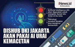 Infografis Dishub DKI Akan Pakai Artificial Intelligence untuk Urai Kemacetan 
