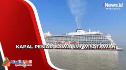 Berlabuh di Tanjung Perak Surabaya, Kapal Pesiar MS Viking Bawa 659 Turis