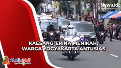 Kaesang-Erina Menikah, Warga Yogyakarta Turun ke Jalan Sambut Iring-iringan Presiden Jokowi