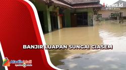 Sungai Ciasem Meluap, Ratusan Rumah Warga Subang Terendam Banjir<