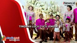  Tingkah Lucu Cucu Presiden Jokowi Alihkan Perhatian Publik saat Prosesi Siraman Kaesang Pangarep